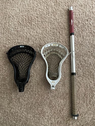 Used Lacrosse Heads and Shaft