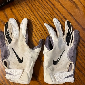 White Adult XXL Nike Vapor Jet Gloves