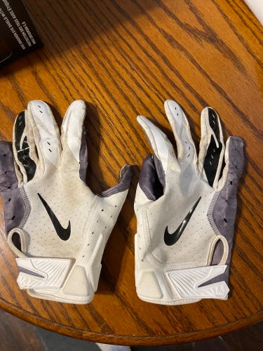White Adult XXL Nike Vapor Jet Gloves