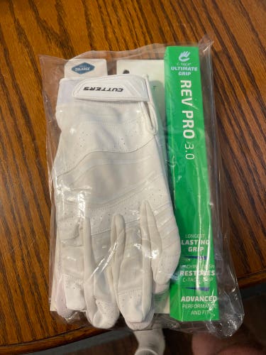 White Adult XXL Cutters Rev 3.0 Gloves