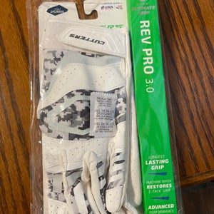 White Adult XXL Cutters Rev 3.0 Gloves