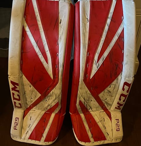 Used 32" CCM Premier P2.9 Goalie Leg Pads