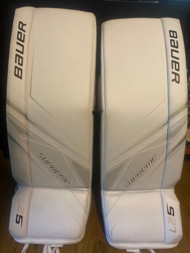 33" Bauer Supreme S27 Goalie Leg Pads
