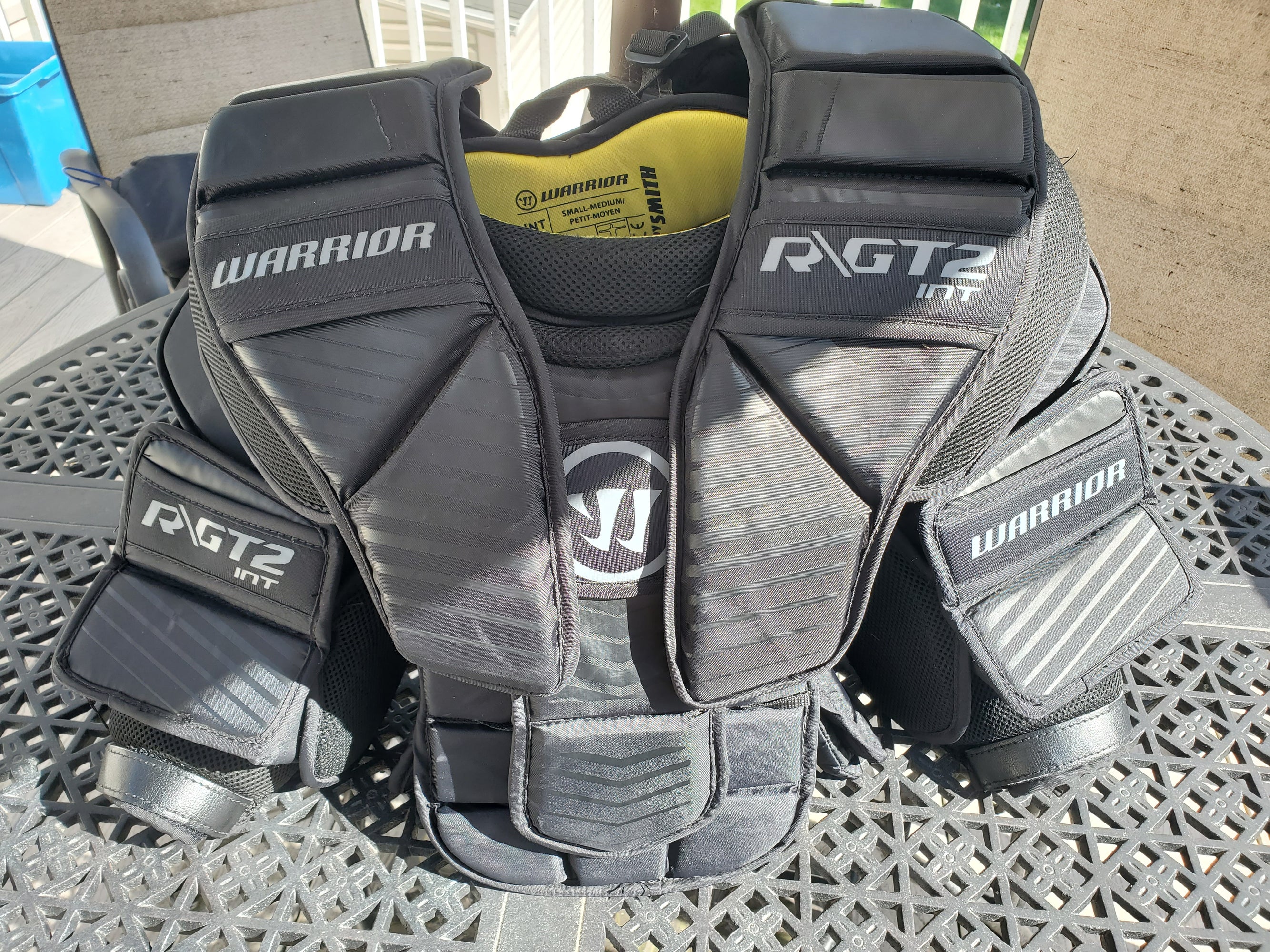 Used Small/Medium Warrior Ritual GT2 Goalie Chest Protector | SidelineSwap