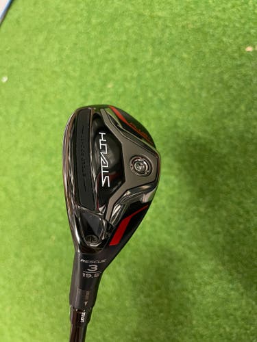 New Men's TaylorMade Left Hand Stealth Hybrid Stiff Flex 3H