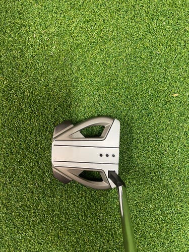 Men's New TaylorMade Left Hand Mallet Spider EX Single Bend Putter Uniflex 35"