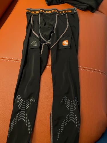 Black Used Large Shock Doctor Compression