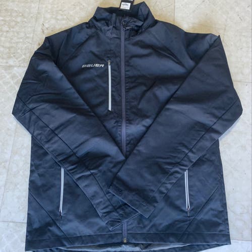 New Bauer Supreme Midweight Warm-Up Jacket Black
