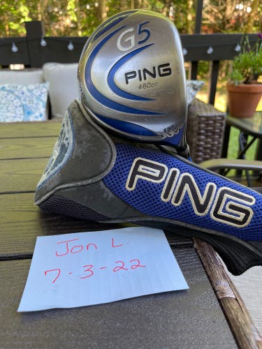 Ping G5 Driver 460cc 12* S Flex Shaft