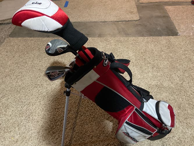 Junior Used Tour Edge Right Handed Clubs (Full Set) Regular Flex 5 Pieces