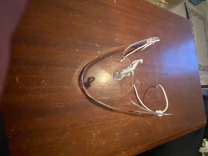 Used CCM Lexan Throat Guard