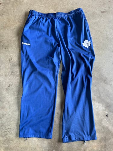 Pro Stock Reebok Rink Pants, Toronto Maple Leafs, Used, XL
