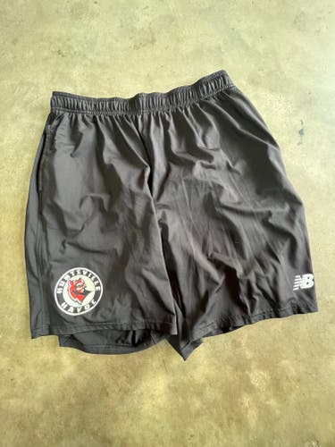 Pro Stock New Balance Shorts, SPHL Huntsville Havoc, Used, XL