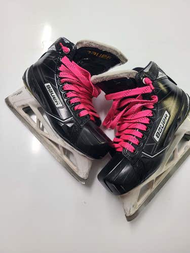 Hockey Goalie Skates Senior Used Bauer Supreme S190 Regular Width Size 6