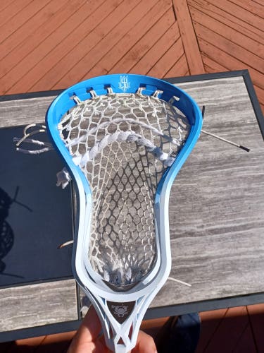 ECD Strung Rebel offense Head- blue fade dye, hero 3