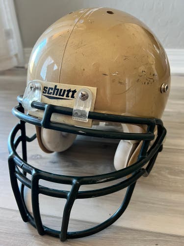 Schutt Youth Gold Football Helmet Size Medium