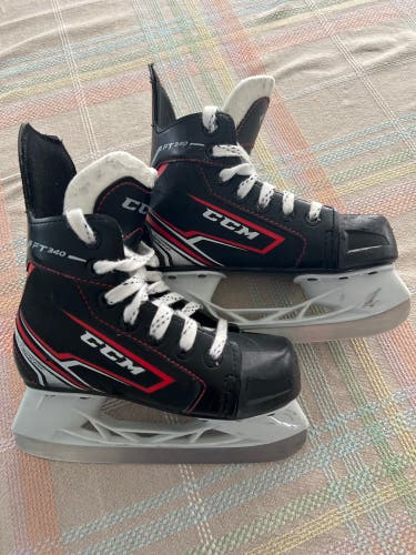Used CCM  Size 12 JetSpeed FT340 Hockey Skates