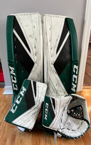 CCM Green Senior 34" (+2.5) Regular Premier II Pro Goalie Full Set