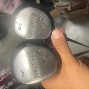Golf clubs Natural golf in left Handed 2 Pc Wood set