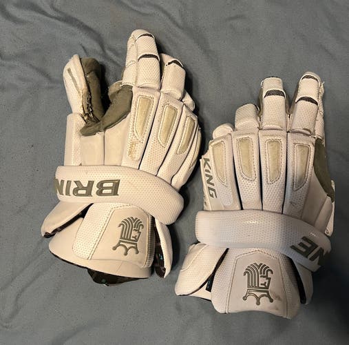 Used Goalie Brine 11" King Lacrosse Gloves
