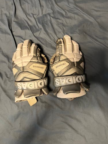 Used Player's Adidas 12" Lacrosse Gloves