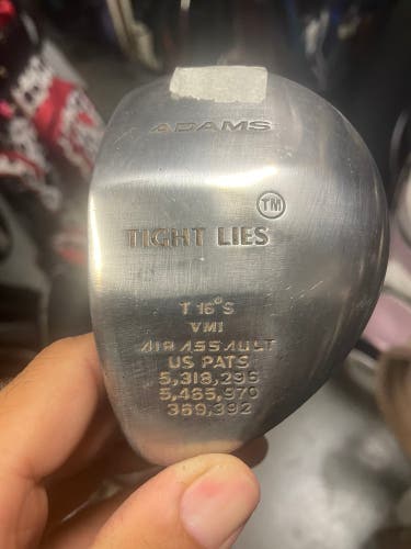 Adams golf T16 tight lies in left Handed golf club  Graphite shaft Firm flex