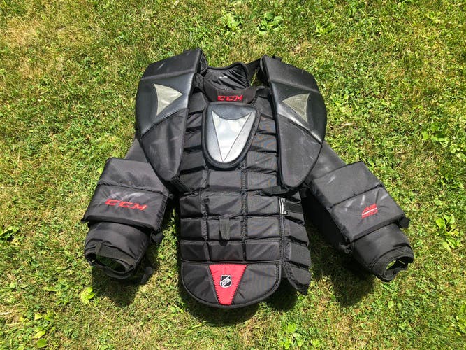 CCM AB Pro chest protector Hockey Goalie XL USED