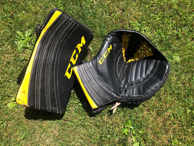 CCM Eflex 1 glove and blocker USED