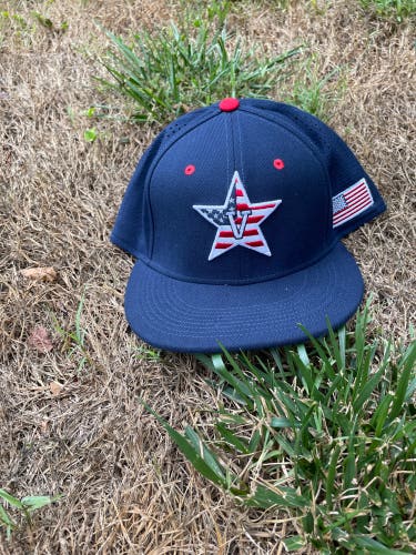 New Navy Vanderbilt american flag hat By Nike