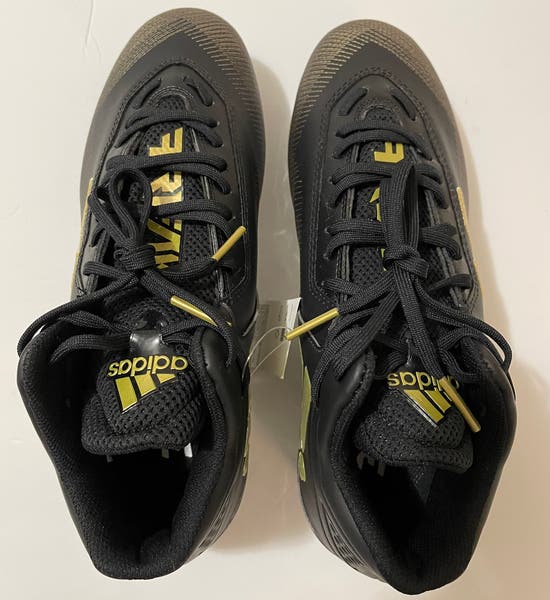 Adidas FREAK 20 SAMPLE Black/Gold Football Cleats Size 10 