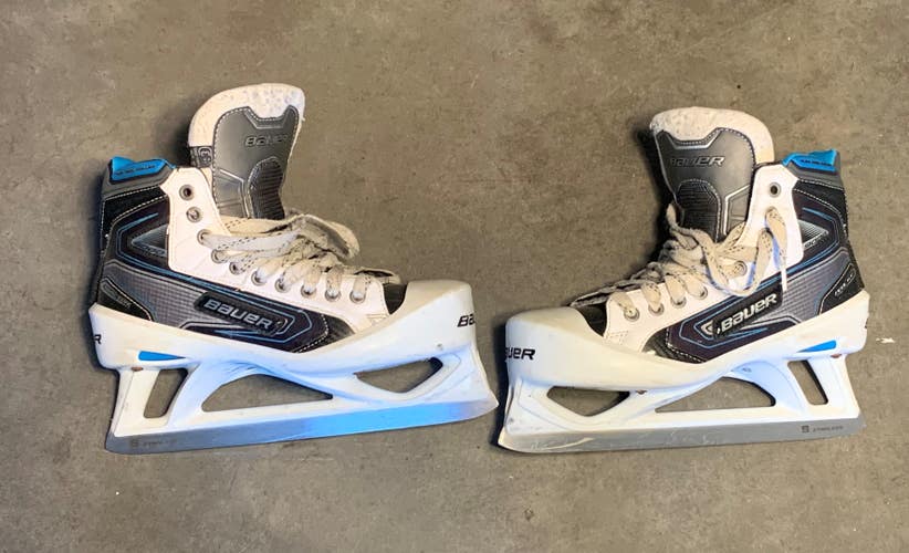 Bauer Reactor 9000 Hockey Goalie Skates Regular Width Size 10