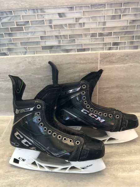 Used CCM Regular Width Size 9.5 RibCor 100k Pro Hockey Skates