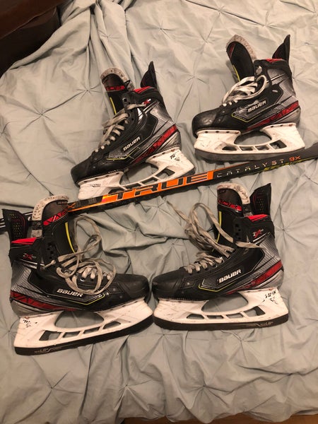 Used Bauer Regular Width Size 8.5 Vapor 2X Pro Hockey Skates