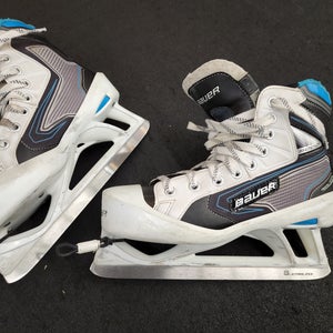 Used Bauer Reactor 5000 Hockey Goalie Skates Size 6.5