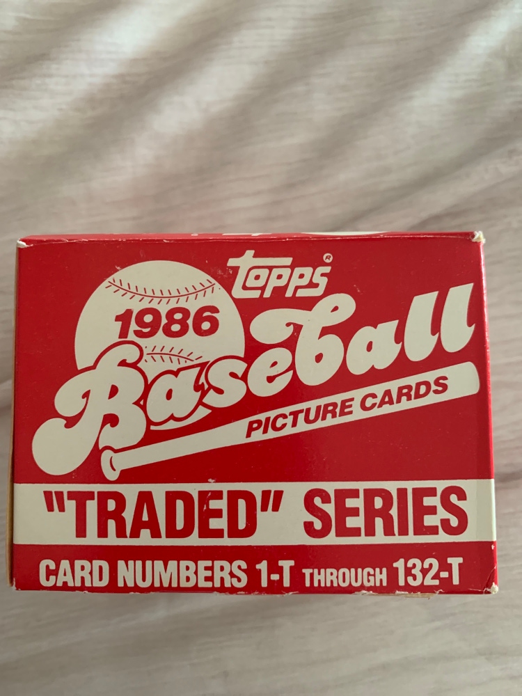 1986 topps traded series