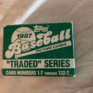 1987 topps traded series