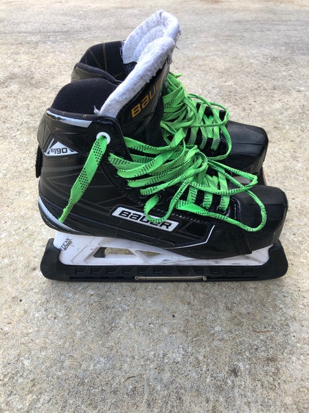 Used Bauer Regular Width Size 6.5 Supreme S190 Hockey Goalie Skates