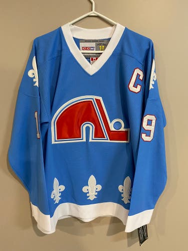 Joe Sakic Nordiques jersey