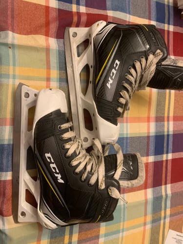 Used CCM Regular Width Size 8 Tacks 9060 Hockey Goalie Skates