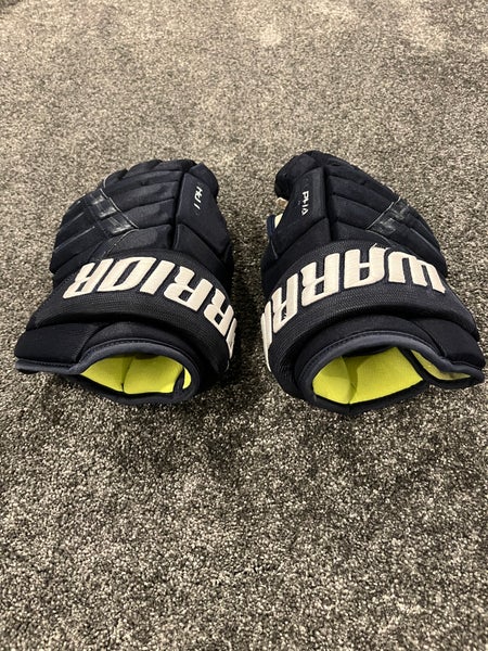 Repalmed Like New Warrior Alpha Pro Gloves 14" Pro Stock with ZSC Lions logo