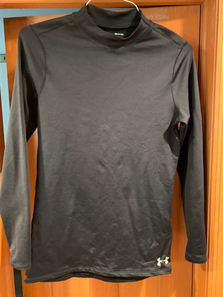 Men's Small Under Armour Long Sleeve Baseball Padded Compression Shirt  Heatgear
