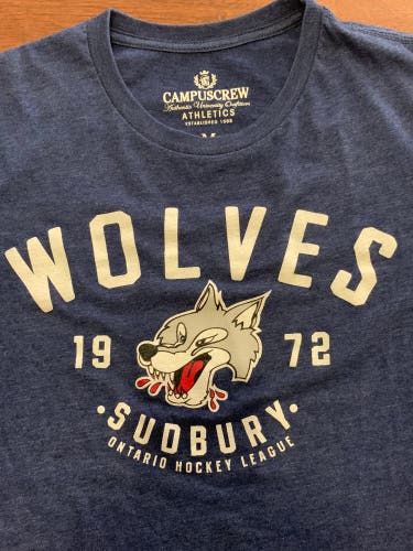 Sudbury Wolves T-shirt Men’s Medium Used