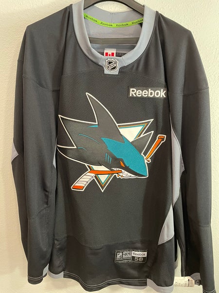 San Jose Sharks authentic Reebok Edge 2.0 NHL player worn practice jersey