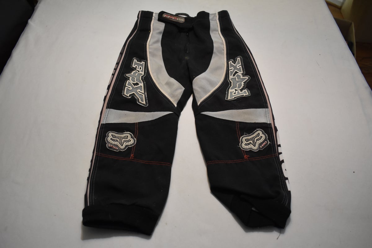 Fox Racing 180 Motocross Pants, Black/White, Size 4/5