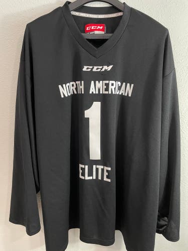 CCM North American Elite goalie cut black practice Jersey