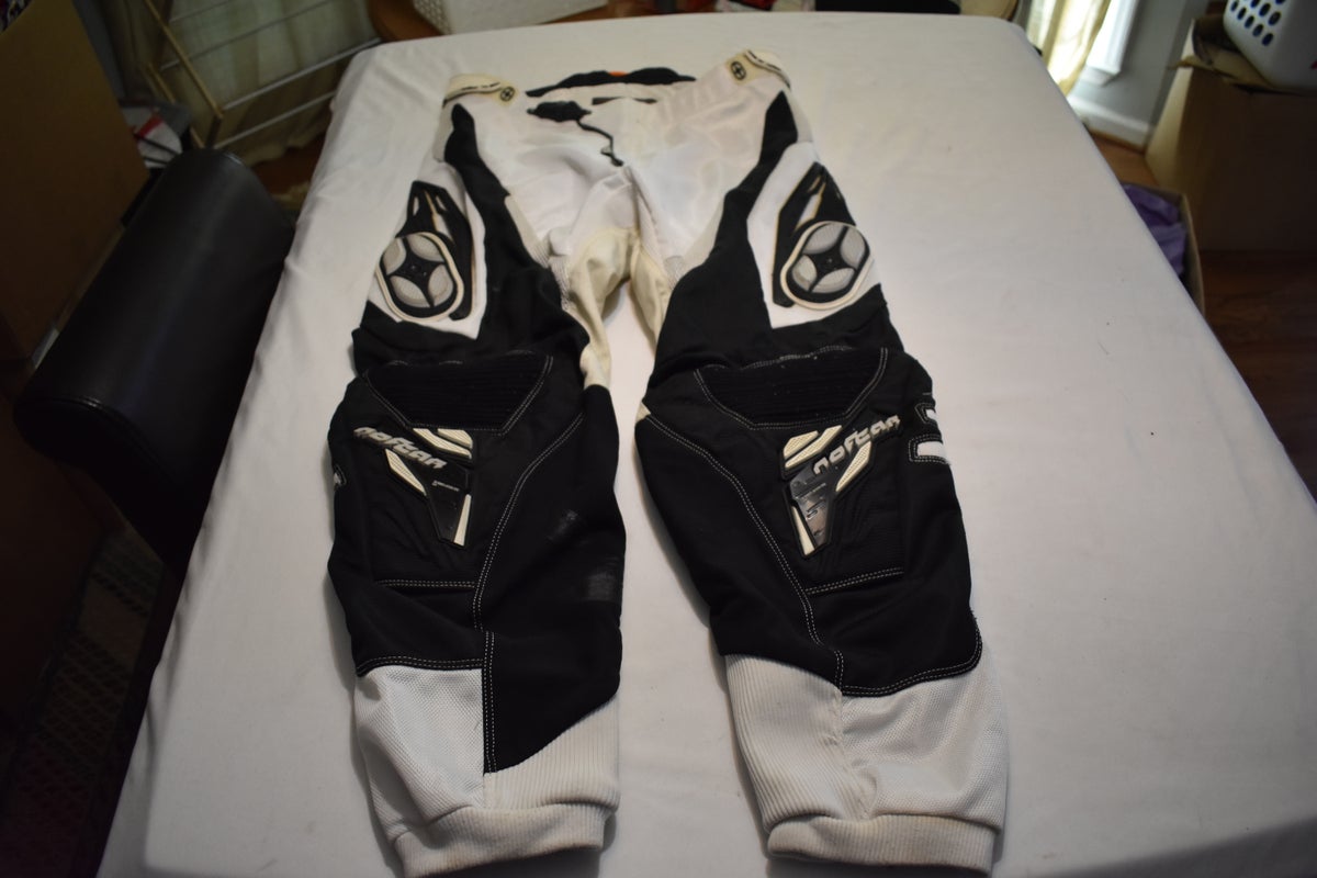 No Fear CK Series Motocross Pants JS7278, Black/White, Size 30-34