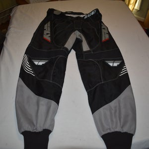 Fly Racing #303 Motocross Pants, Black/Gray, Size 30