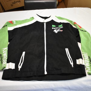 Kawasaki/Dainese/Monster #17 Motocross Jacket, Black/Green/White