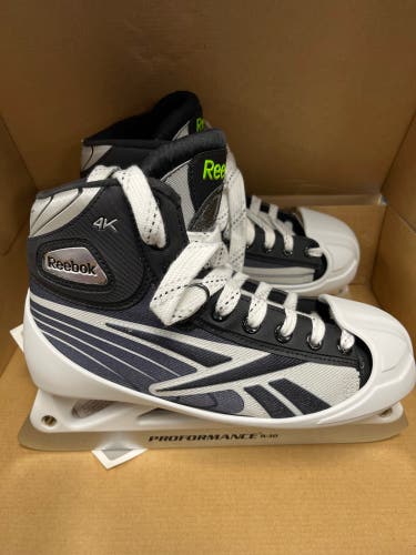 New Reebok Regular Width  Size 6 4K Hockey Goalie Skates