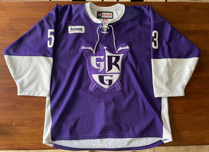 Team issued Grand Rapids griffins alternate jersey